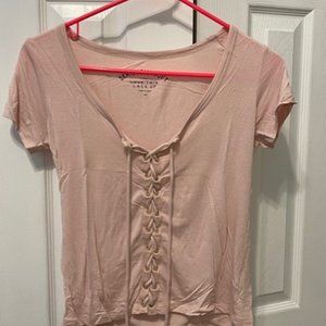 Front tie up, lightweight, t-shirt